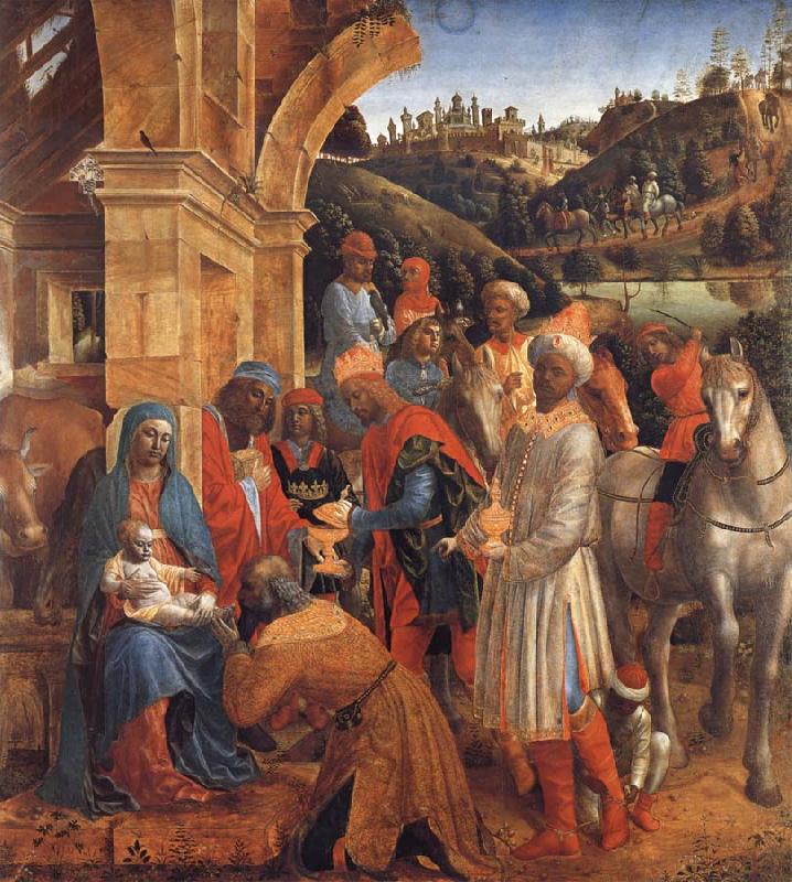 Vincenzo Foppa The Adoration of the Kings Sweden oil painting art